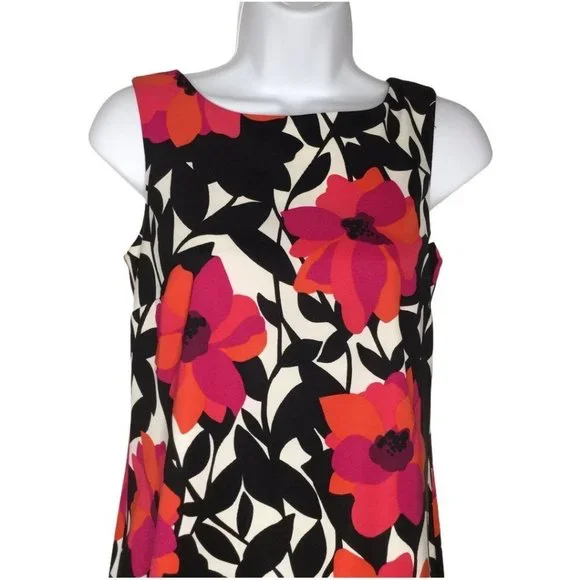 Ab Studio Floral Print Sleeveless Sheath Dress - Picture 6 of 11